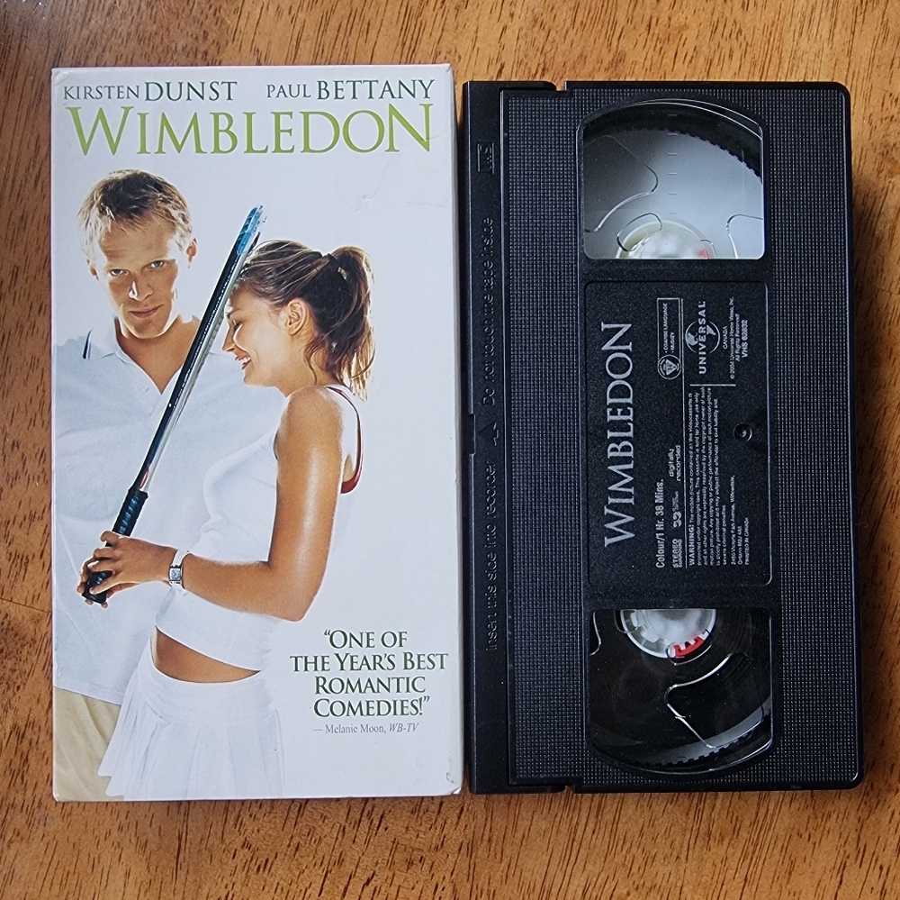 WIMBLEDON Romantic Comedy VHS Movie